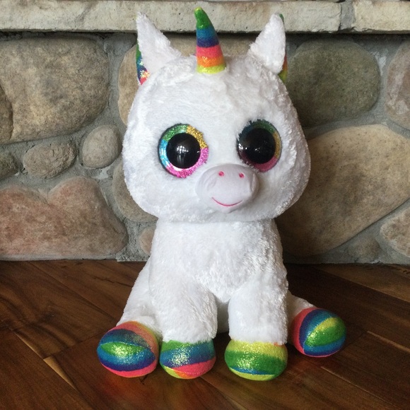 Large Ty Unicorn Boo Pixy - Picture 1 of 7